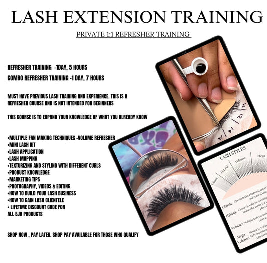 IN PERSON LASH REFRESHER Training