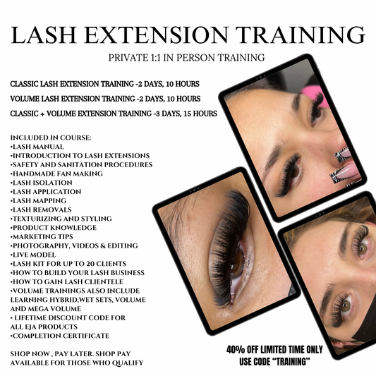 IN PERSON Lash Extension Training