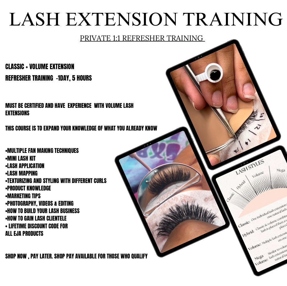 IN PERSON LASH REFRESHER Training